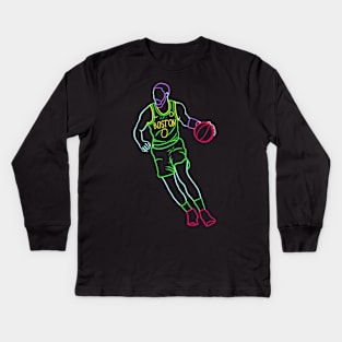 Jayson Tatum Kids Long Sleeve T-Shirt